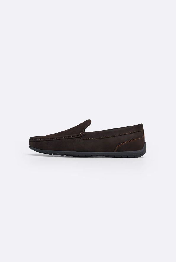 COMFORT REAL LEATHER MOCCASIN LOAFERS