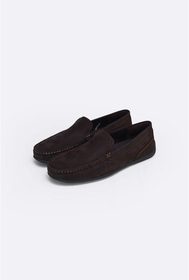 COMFORT REAL LEATHER MOCCASIN LOAFERS