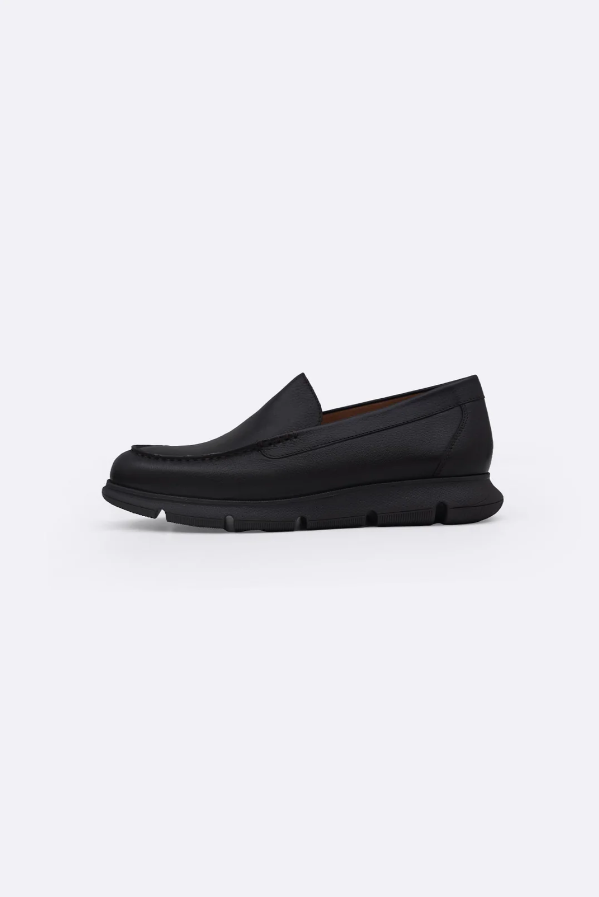 AIR-SOLE LEATHER LOAFERS