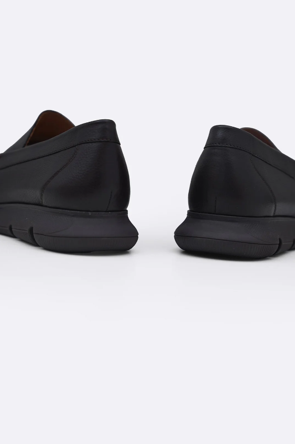 AIR-SOLE LEATHER LOAFERS