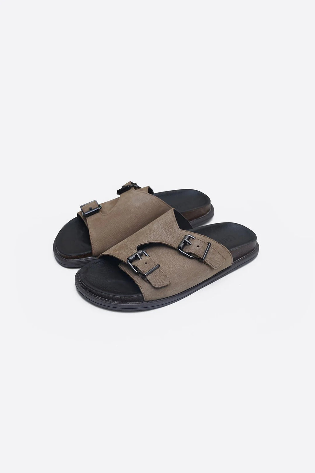 VANTA LEATHER SLIDES
