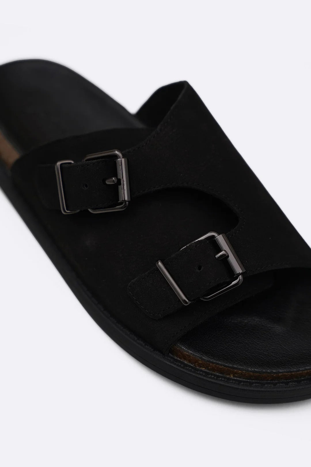 VANTA LEATHER SLIDES