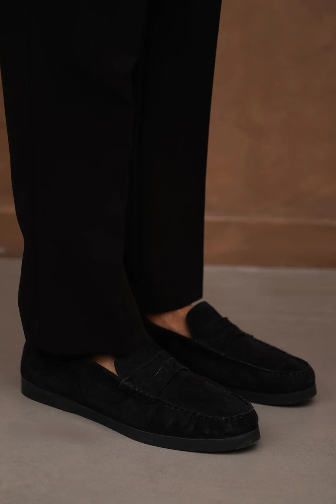 GOAT SUEDE LEATHER LOAFERS