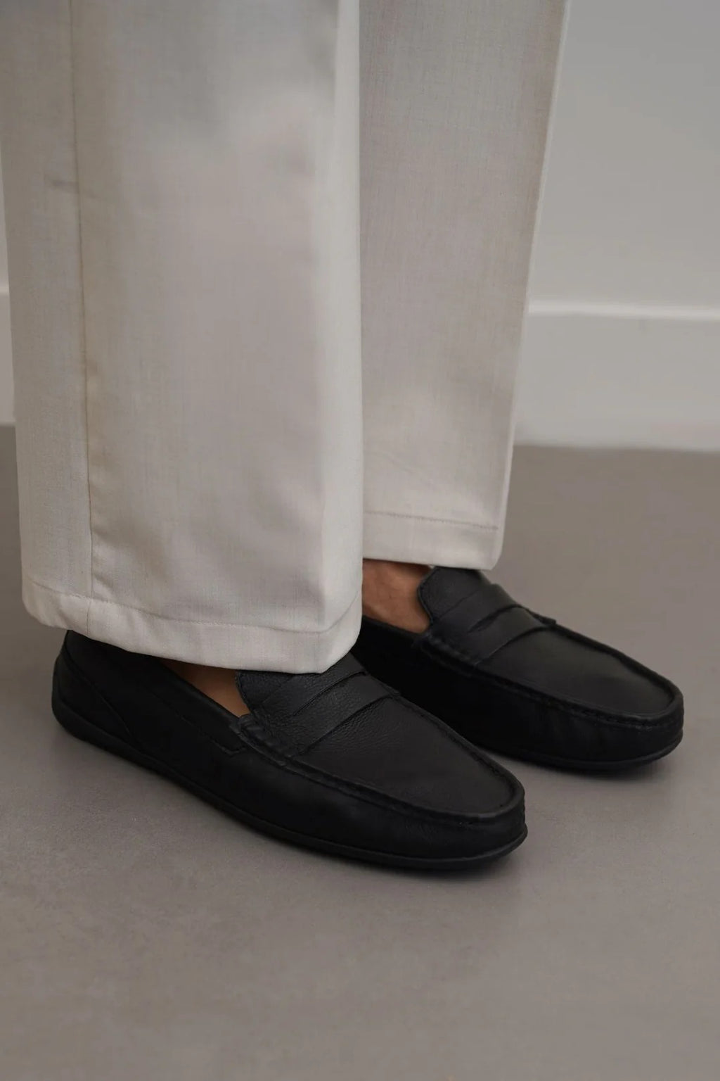 COMFORT REAL LEATHER MOCCASIN
