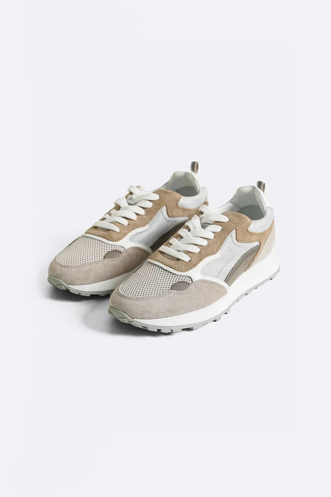 COLORBLOCK LEATHER SNEAKERS