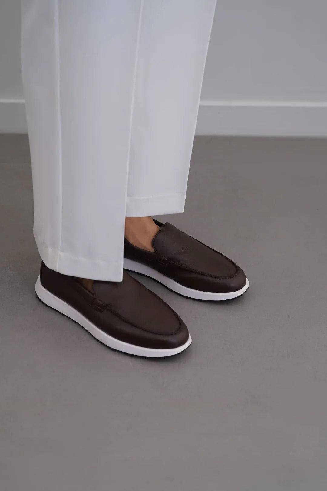 AIR LEATHER LOAFERS