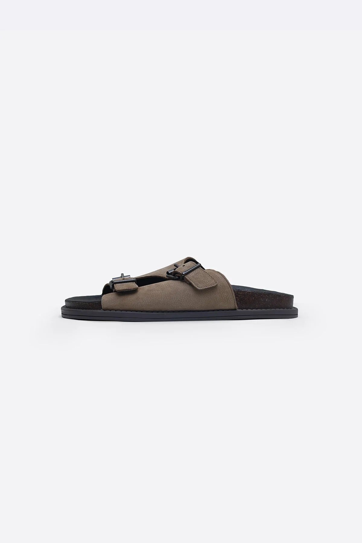 VANTA LEATHER SLIDES