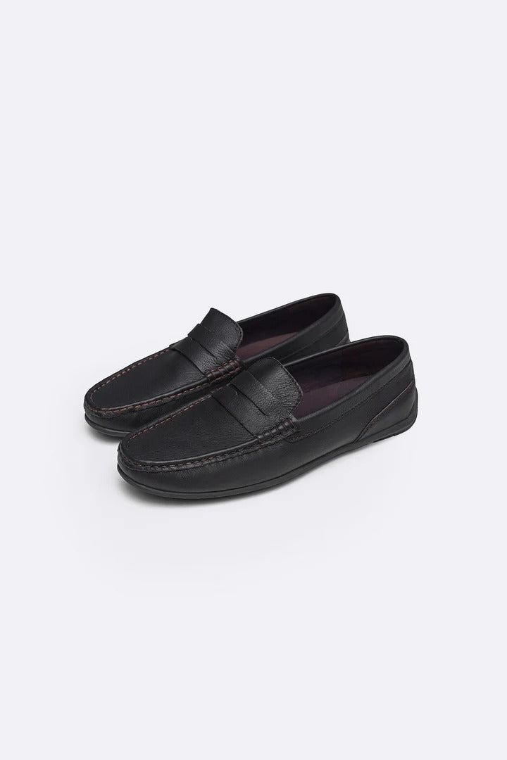 COMFORT REAL LEATHER MOCCASIN