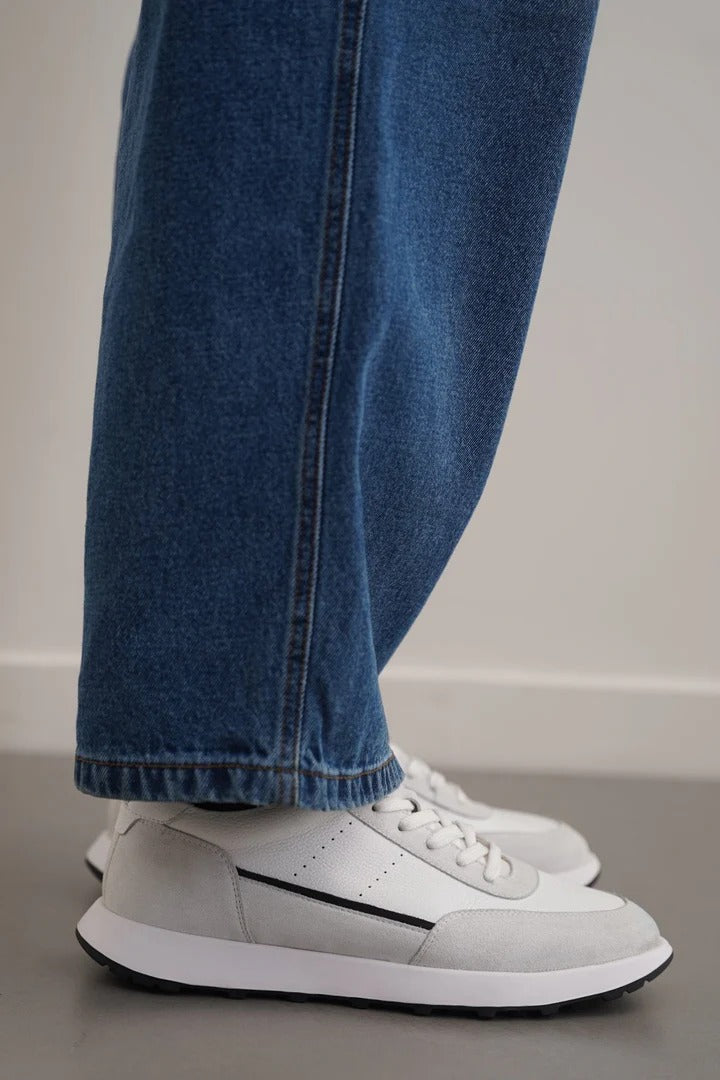 AIR LEATHER SNEAKERS